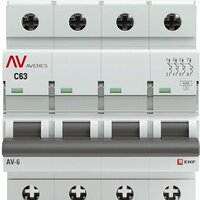 EKF Averes AV-6 4P 63A (C) 6kA mcb6-4-63C-av Image #4