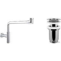 Wellsee Drainage System 182124004 (сифон, выпуск, хром)