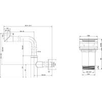 Wellsee Drainage System 182124004 (сифон, выпуск, хром) Image #3