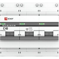 EKF PROxima ВА 47-100 3P 40A (C) 10kA mcb47100-3-40C-pro Image #3