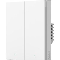 Aqara Smart Wall Switch H1 двухклавишный без нейтрали (белый) Image #1