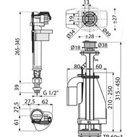 Alcaplast SA08ASK 1/2" Image #2