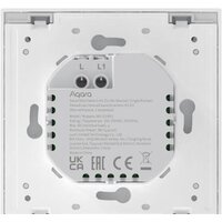 Aqara Smart Wall Switch H1 одноклавишный без нейтрали (белый) Image #3