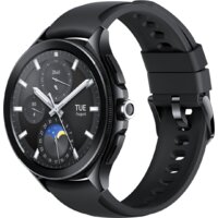 Xiaomi Watch 2 Pro (черный, с черным силиконовым ремешком, международная версия)