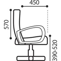 Brabix Prestige Ergo MG-311 (ткань, черный/синий) Image #6