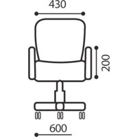 Brabix Prestige Ergo MG-311 (ткань, черный/синий) Image #5