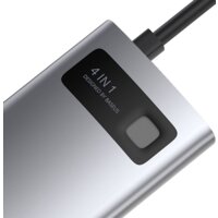 Baseus Metal Gleam Series 4 in 1 Multifunctional Type-C CAHUB-CY0G Image #5
