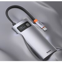 Baseus Metal Gleam Series 4 in 1 Multifunctional Type-C CAHUB-CY0G Image #10