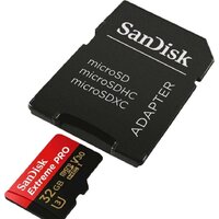 SanDisk Extreme PRO SDSQXCG-032G-GN6MA microSDHC 32GB (с адаптером)