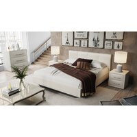 Трия Элис тип 1 с мягкой обивкой 160x200 (белый) Image #2