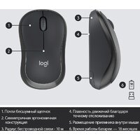 Logitech MK295 Silent Wireless Combo 920-009813 (графитовый) Image #8