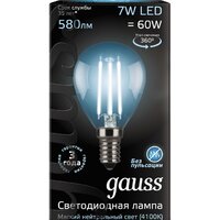Gauss LED Filament Globe E14 7 Вт 4100 К 105801207 Image #2