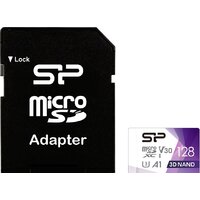 Silicon-Power Superior Pro microSDXC SP128GBSTXDU3V20AB 128GB + адаптер