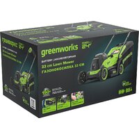Greenworks GD24LM331K2 2520607UA (с 1-им АКБ) Image #11