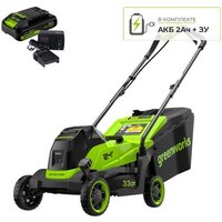 Greenworks GD24LM331K2 2520607UA (с 1-им АКБ)