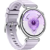 Huawei Watch GT 6 41 мм (серебристый, с сиреневым силиконовым ремешком, международная версия) Image #3