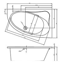 Riho Lyra 140x90x57 R 209269 P051N0500000000 Image #2