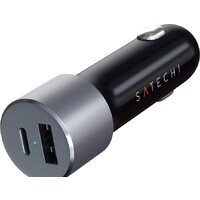 Satechi 72W Type-C PD Car Charger (серый космос)