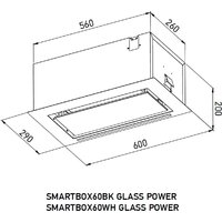Meferi SMARTBOX60WH Glass Power Image #16