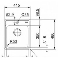 Franke BCX 610-42 TL 101.0689.880 Image #2