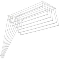 Comfort Alumin Euro Premium потолочная 7 прутьев 200 см (алюминий/белый)