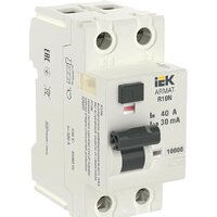 IEK 2P 40А 30мА тип AC AR-R10N-2-040C030