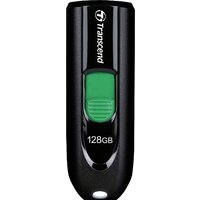 Transcend JetFlash 790C 128GB (черный/зеленый)