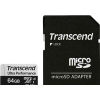 Transcend microSDXC 340S 64GB (с адаптером)
