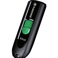 Transcend JetFlash 790C 64GB (черный/зеленый) Image #2