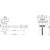 Wellsee Drainage System 182119003 (сифон, донный клапан, хром) Image #6
