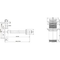 Wellsee Drainage System 182119002 (сифон, донный клапан, хром) Image #6