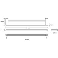 Bemeta Organic 167104050 (600мм, черный матовый) Image #2