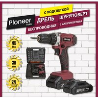 Pioneer Tools CD-M2012C-USP (с 2-мя АКБ, кейс, оснастка) Image #8