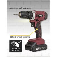 Pioneer Tools CD-M2012C-USP (с 2-мя АКБ, кейс, оснастка) Image #12