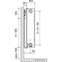 Royal Thermo Ventil Compact VC22-500-1000 (Noir Sable) Image #2