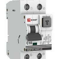 EKF PROxima АВДТ-63 10А/30мА 6кА DA63-10-30e
