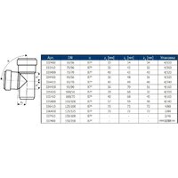 Ostendorf Skolan dB SKEA – тройник 125x100x87° 336410 Image #2