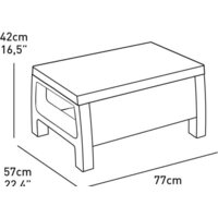 Keter Corfu Table 241945 (графит) Image #6
