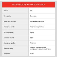 StarWind 10-500 500мл (серебристый/красный) Image #17