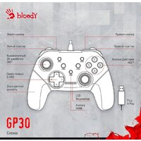 A4Tech Bloody GP30 (черный/красный) Image #9