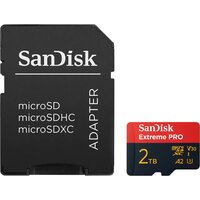 SanDisk Extreme PRO microSDXC SDSQXCD-2T00-GN6MA 2TB (с адаптером)
