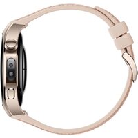 Huawei Watch 5 42 мм (песочный, с бежевым силиконовым ремешком, международная версия) Image #4