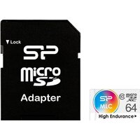 Silicon-Power High Endurance microSDXC SP064GBSTXIU3V10SP 64GB (с адаптером)