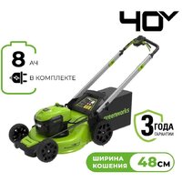 Greenworks GD40LM48SP 2517407UH (с 1-им АКБ)