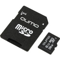 QUMO QM256GMICSDXC10U1 microSDXC 256GB + адаптер