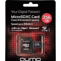 QUMO QM256GMICSDXC10U1 microSDXC 256GB + адаптер Image #2