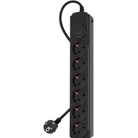 IPPON BK-6-EU-3-10-B (3м, 6 розеток, черный) Image #1