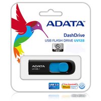 ADATA DashDrive UV128 128GB (черный/синий) Image #4