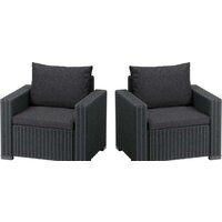 Keter California Chair 231561 (2 шт, графит)