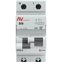 EKF Averes DVA-6 2P 10А 30мА (B) 6кА тип A rcbo6-1pn-10B-30-a-av Image #3